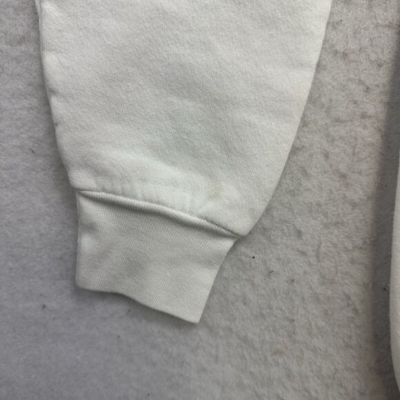 Vintage Christmas Sweatshirt Womens Large L White Gymnasts Beam on The Holidays - Picture 13 of 13